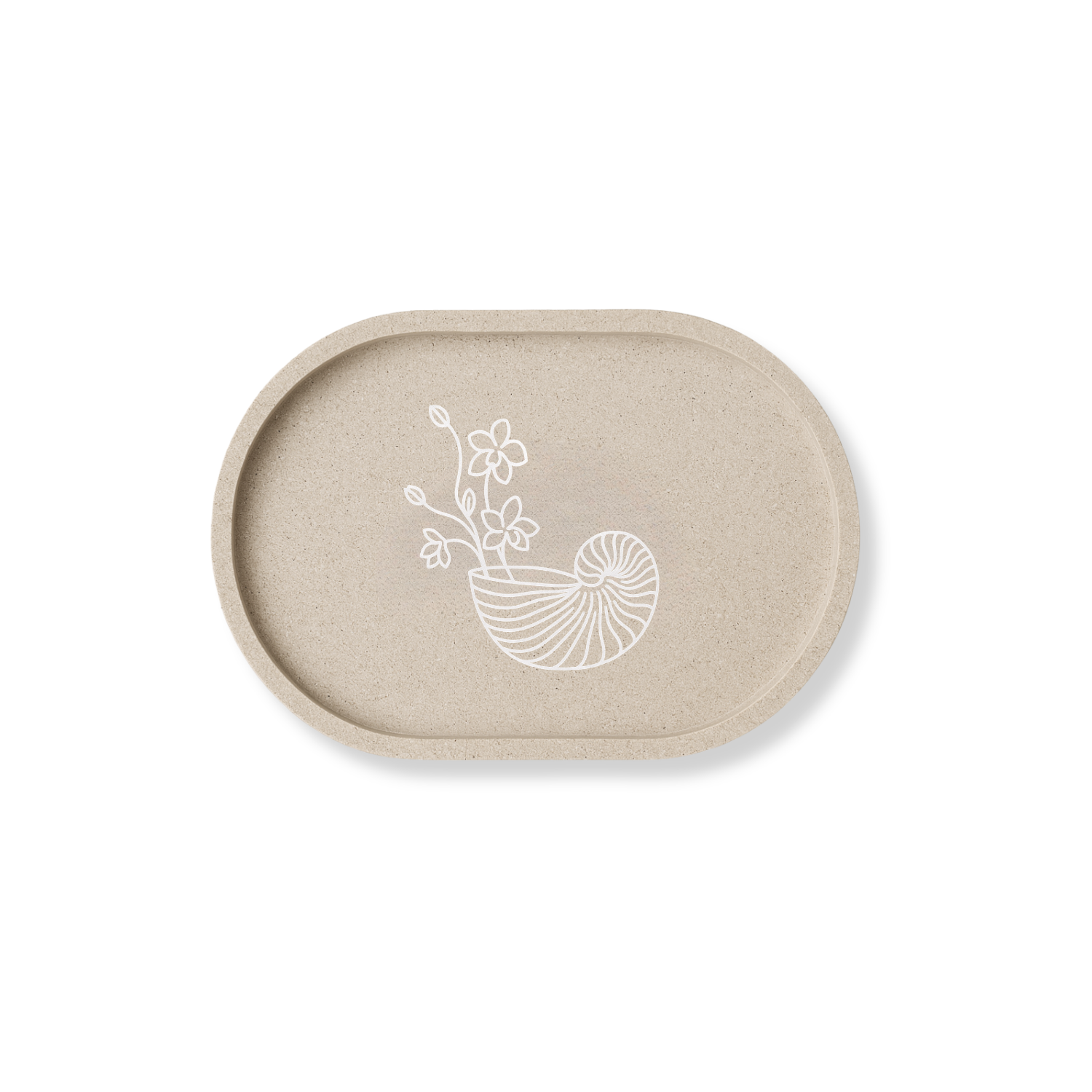 The Forme Personalised Tray - Shell Blooms