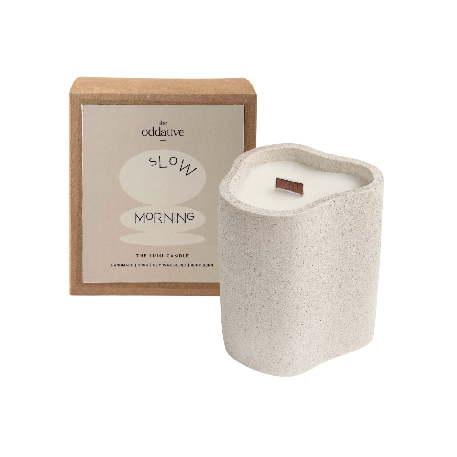 The Lumi Textured Candle - Slow Morning (Pre-order)