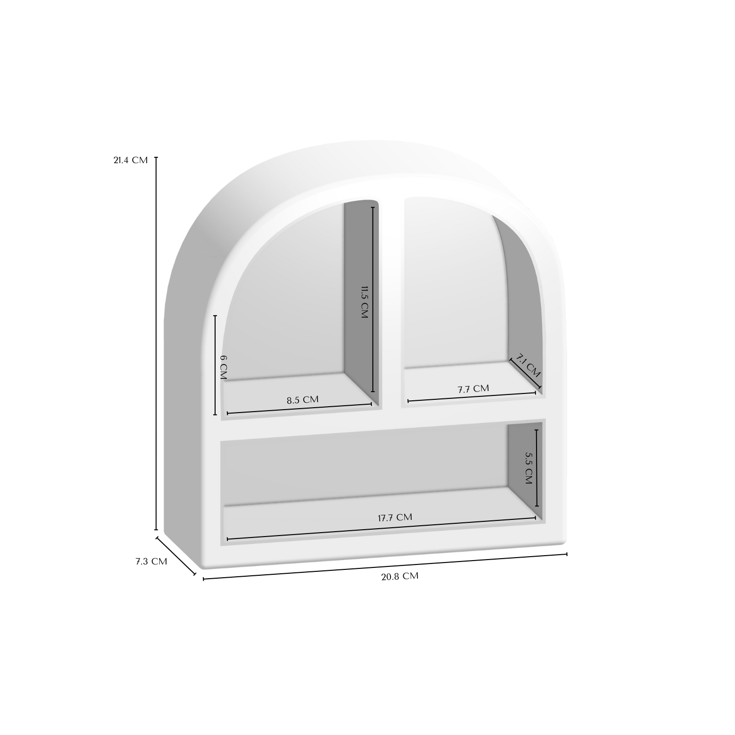 The Ciel Arched Shelf