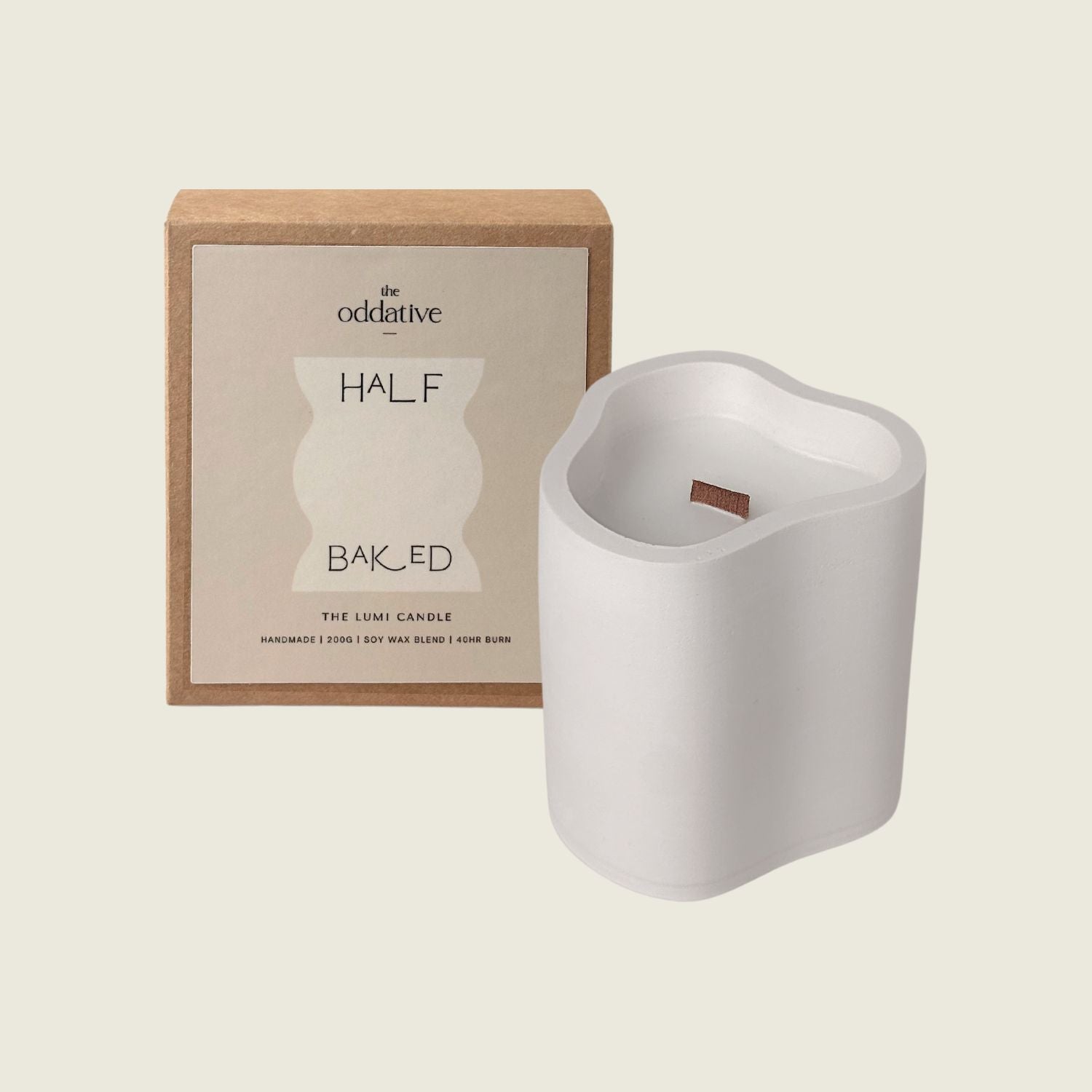 The Lumi Scented Candle - Half Baked