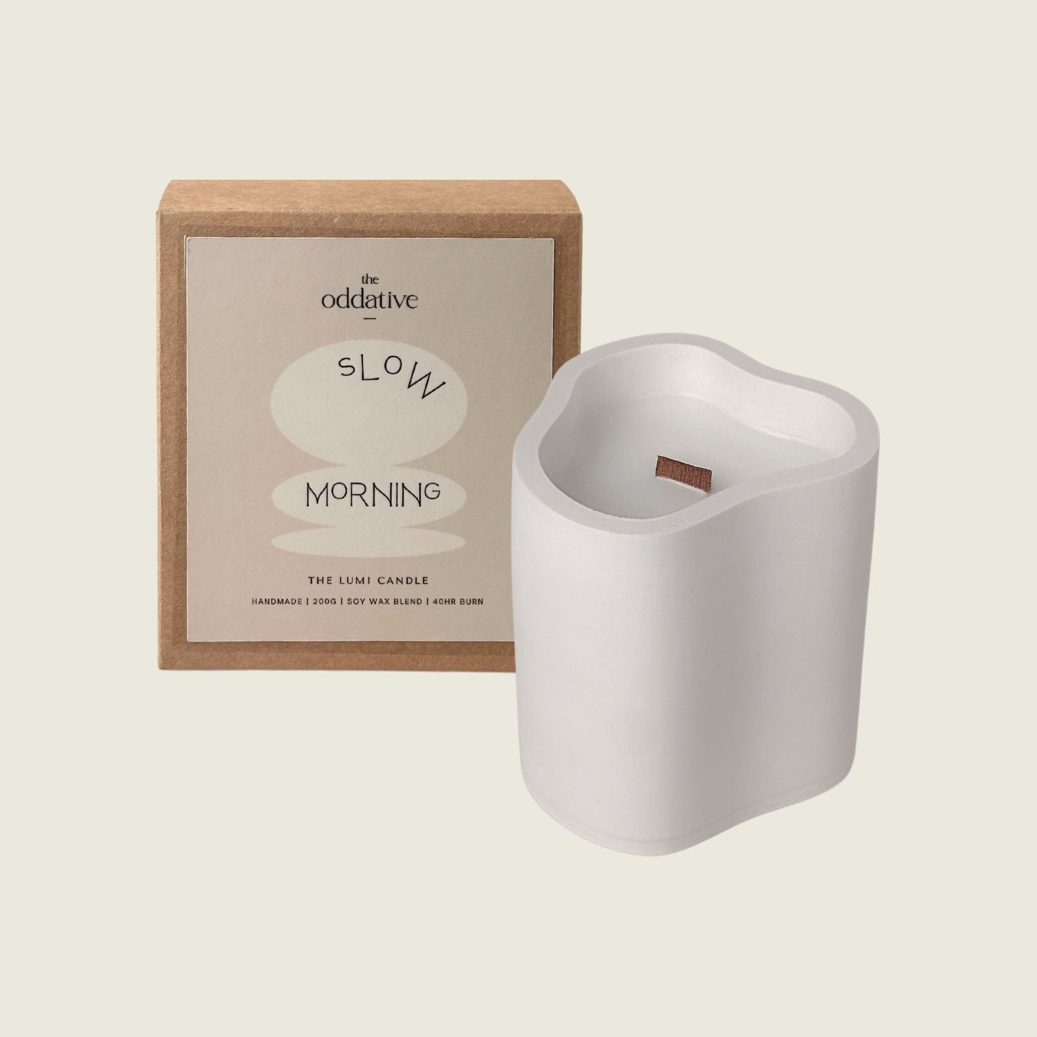 The Lumi Scented Candle - Slow Morning