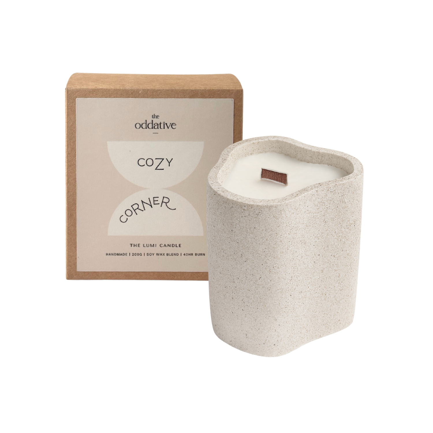 The Lumi Textured Candle - Cozy Corner (Pre-order)