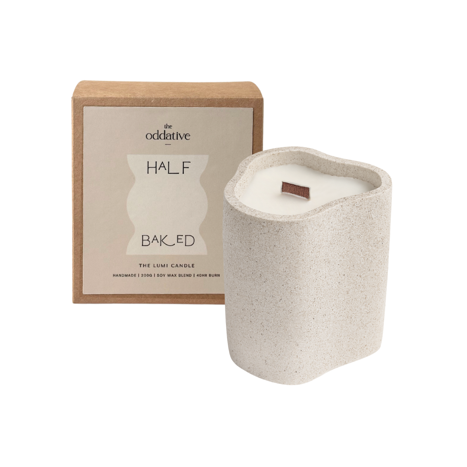 The Lumi Textured Candle - Half Baked (Pre-order)