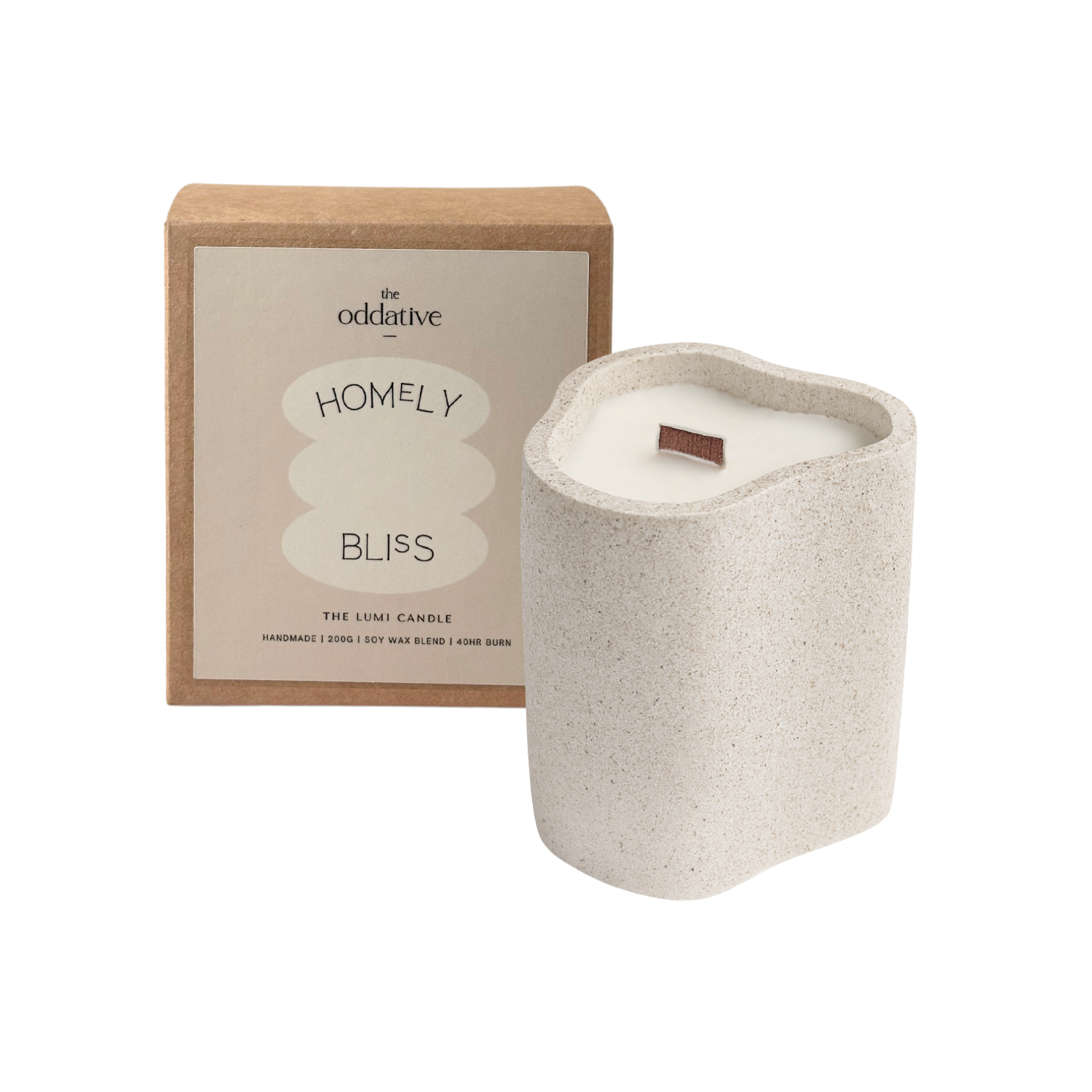 The Lumi Textured Candle - Homely Bliss (Pre-order)